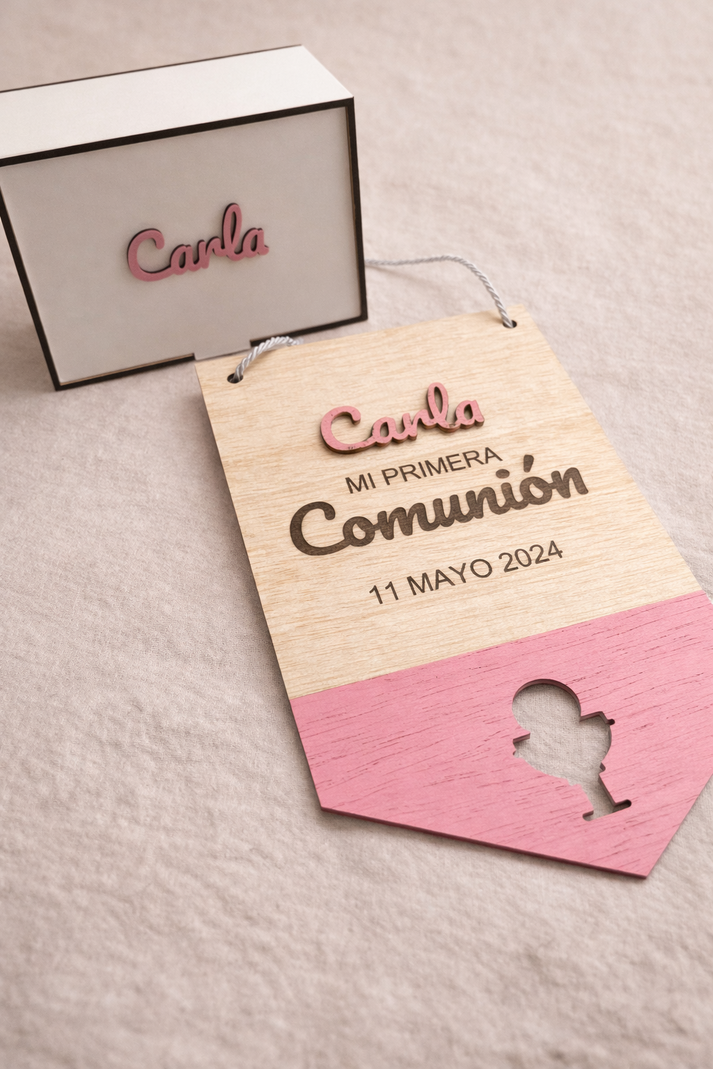 Banderín Comunión Personalizado