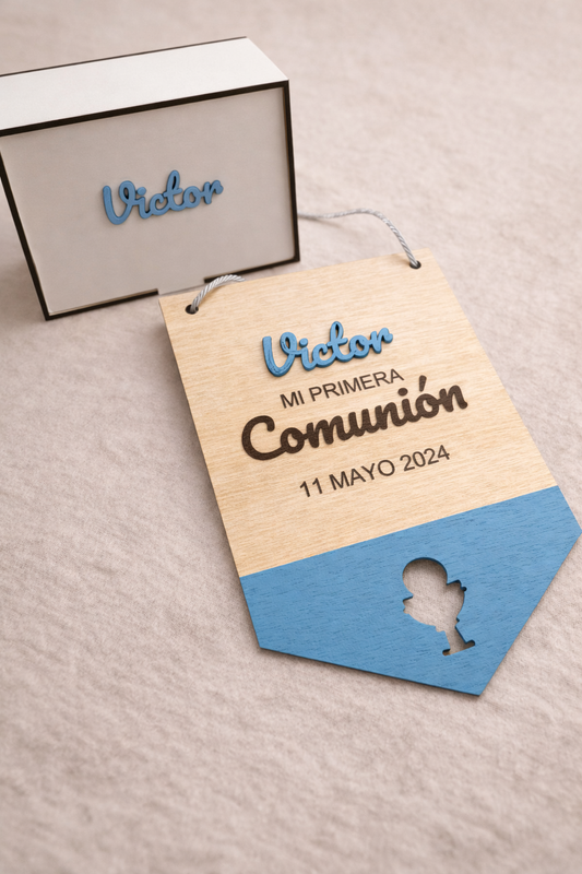Banderín Comunión Personalizado