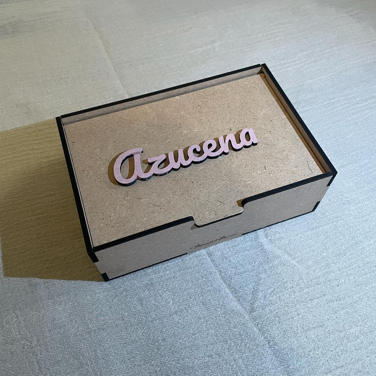 📦 Caja madera personalizada