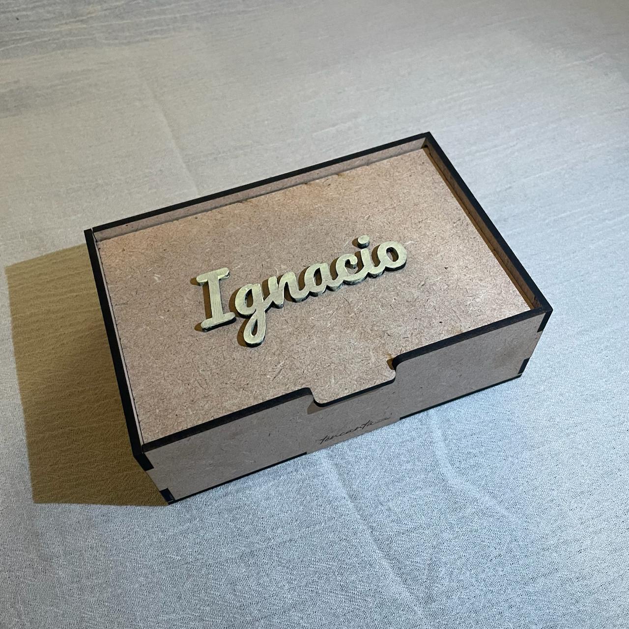 📦 Caja madera personalizada