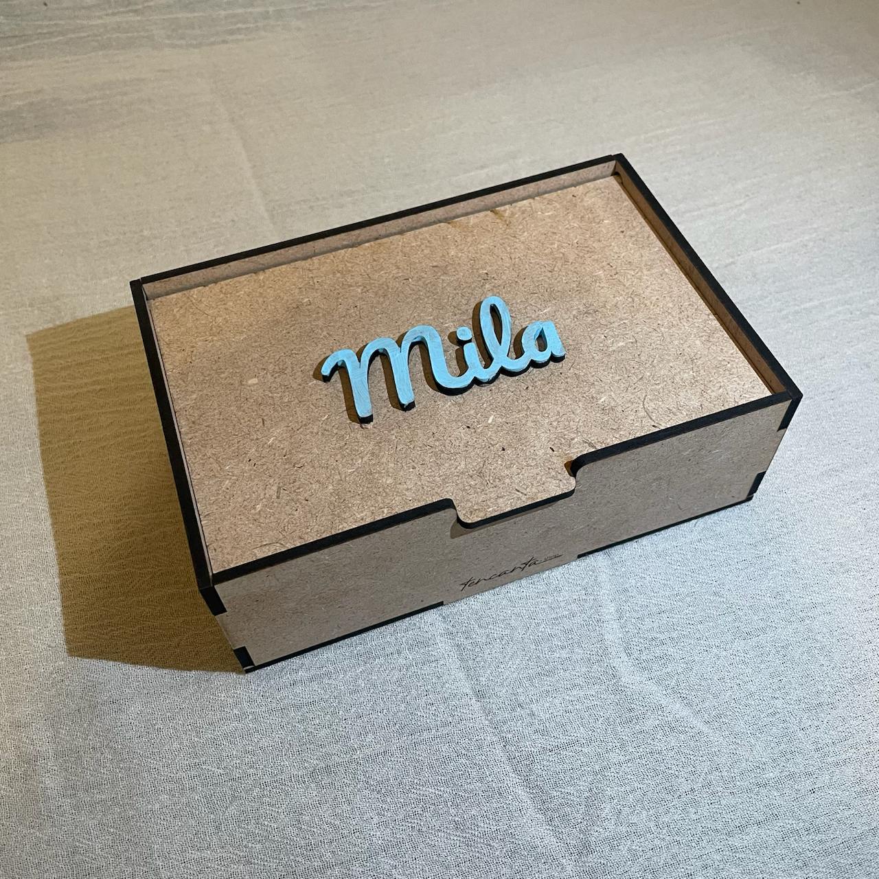 📦 Caja madera personalizada