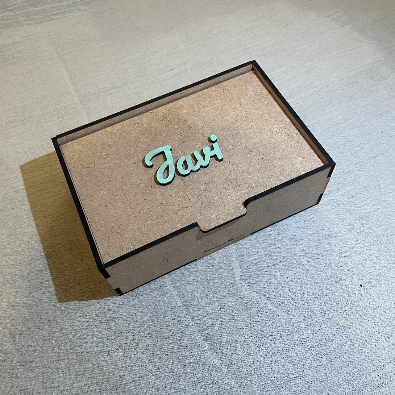 📦 Caja madera personalizada