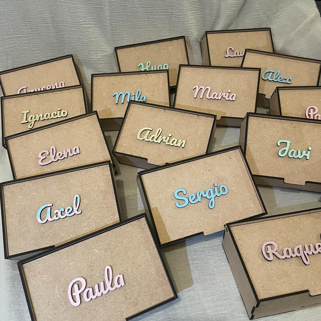 📦 Caja madera personalizada