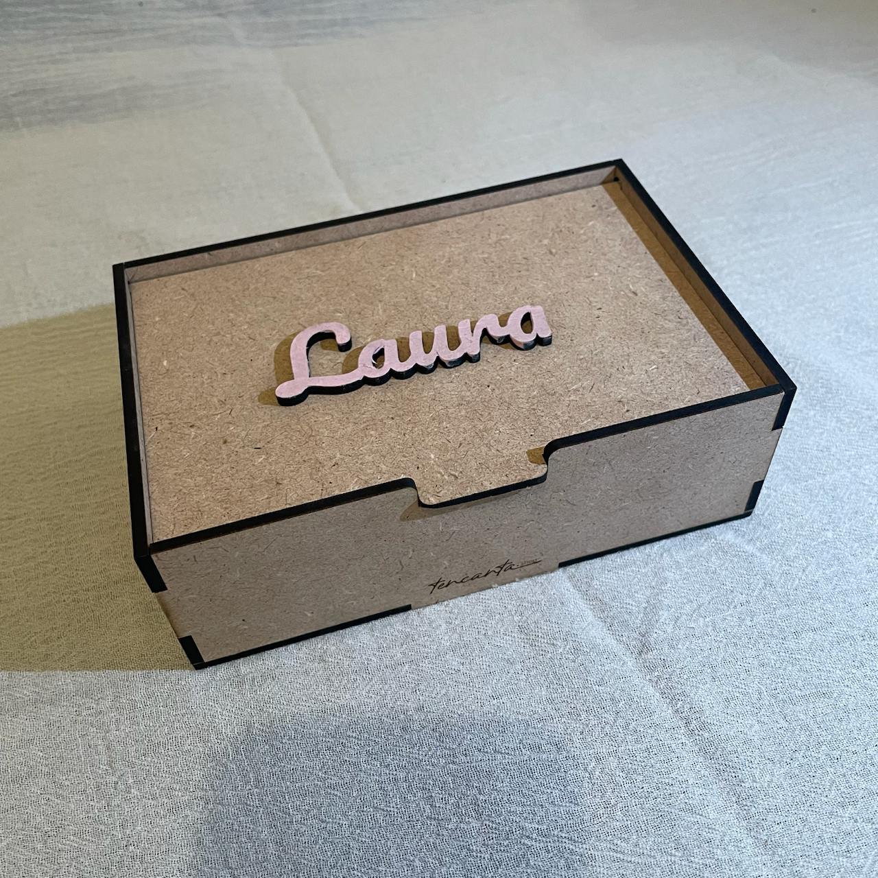 📦 Caja madera personalizada