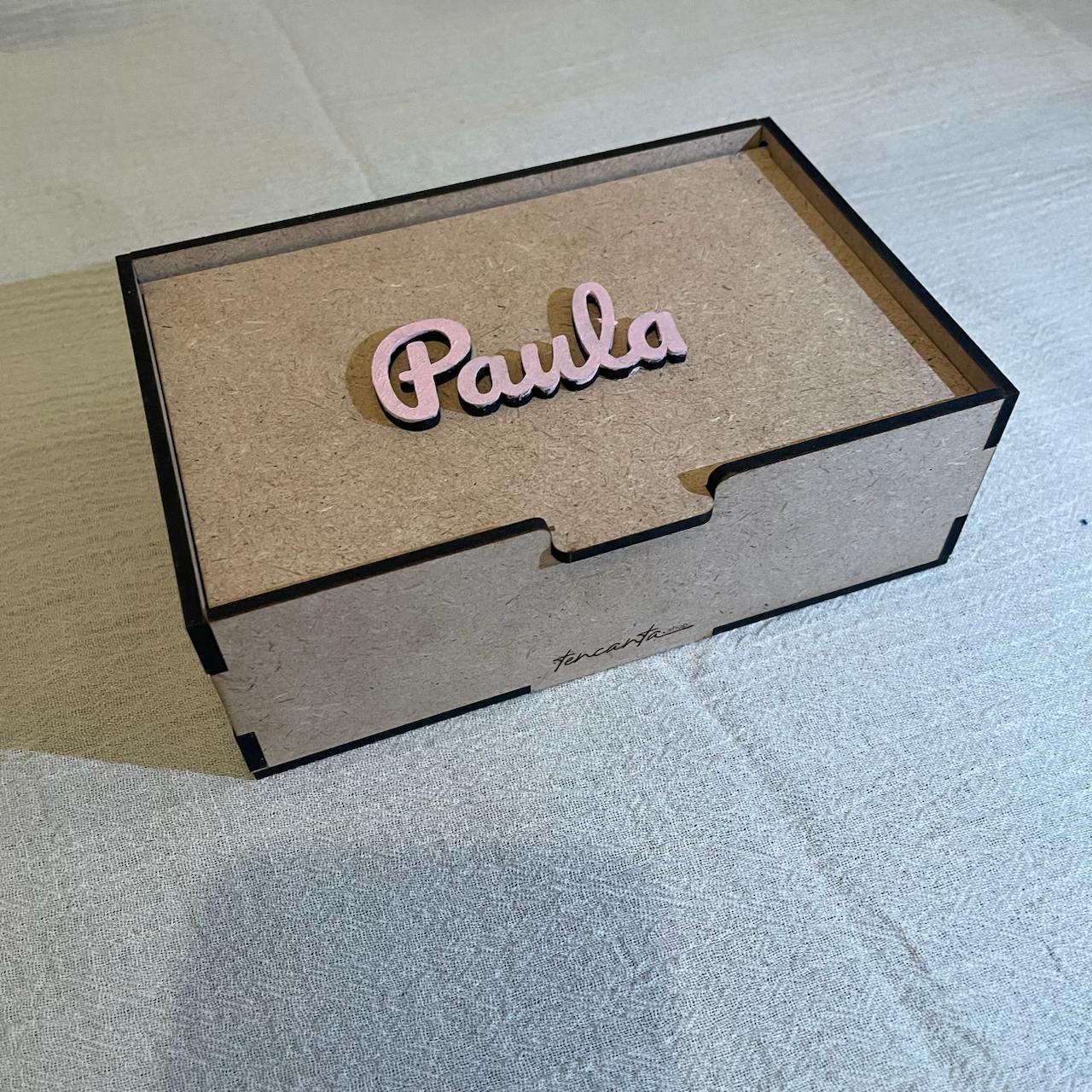 📦 Caja madera personalizada