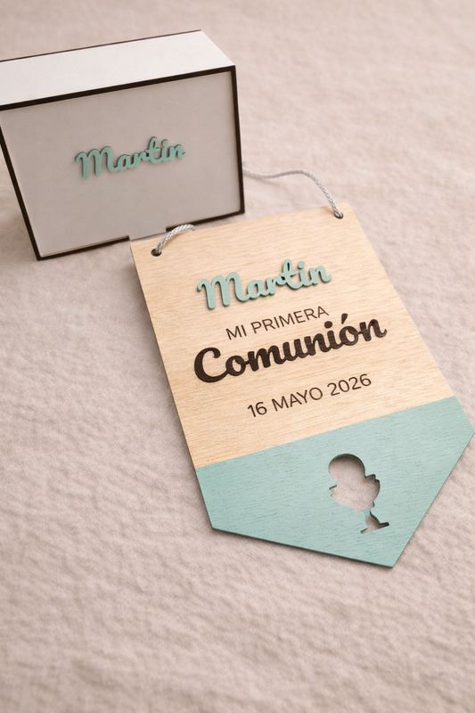 Banderín Comunión Personalizado